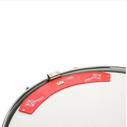 Snareweight M80 Leather Drum Tone Control Dampener (015-M80RED) Drum Accessories Snareweight