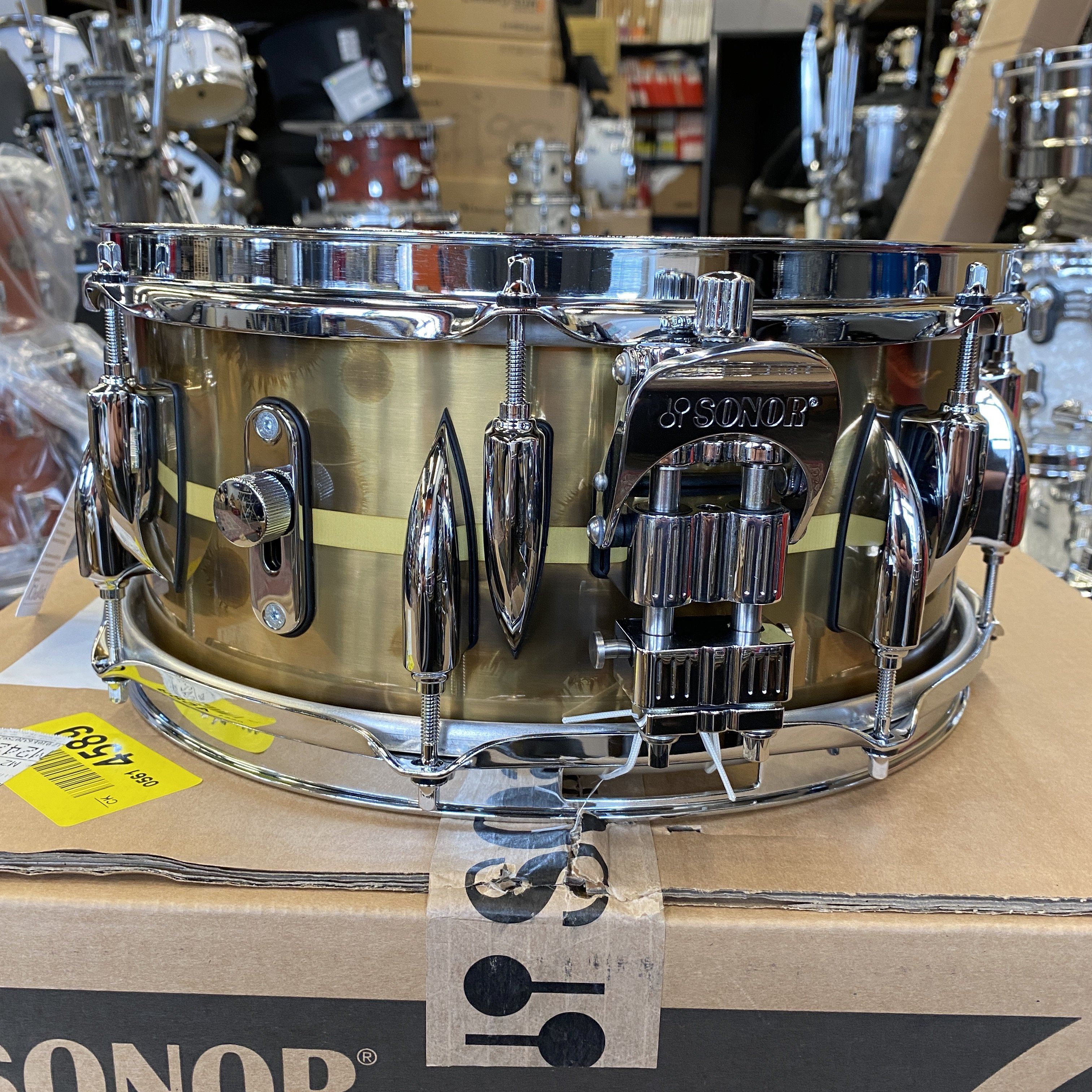 Sonor Benny Greb Snare Brass Snare Drum - NEW! drum kit Sonor