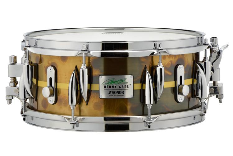 Sonor Benny Greb Snare Brass Snare Drum - NEW! drum kit Sonor