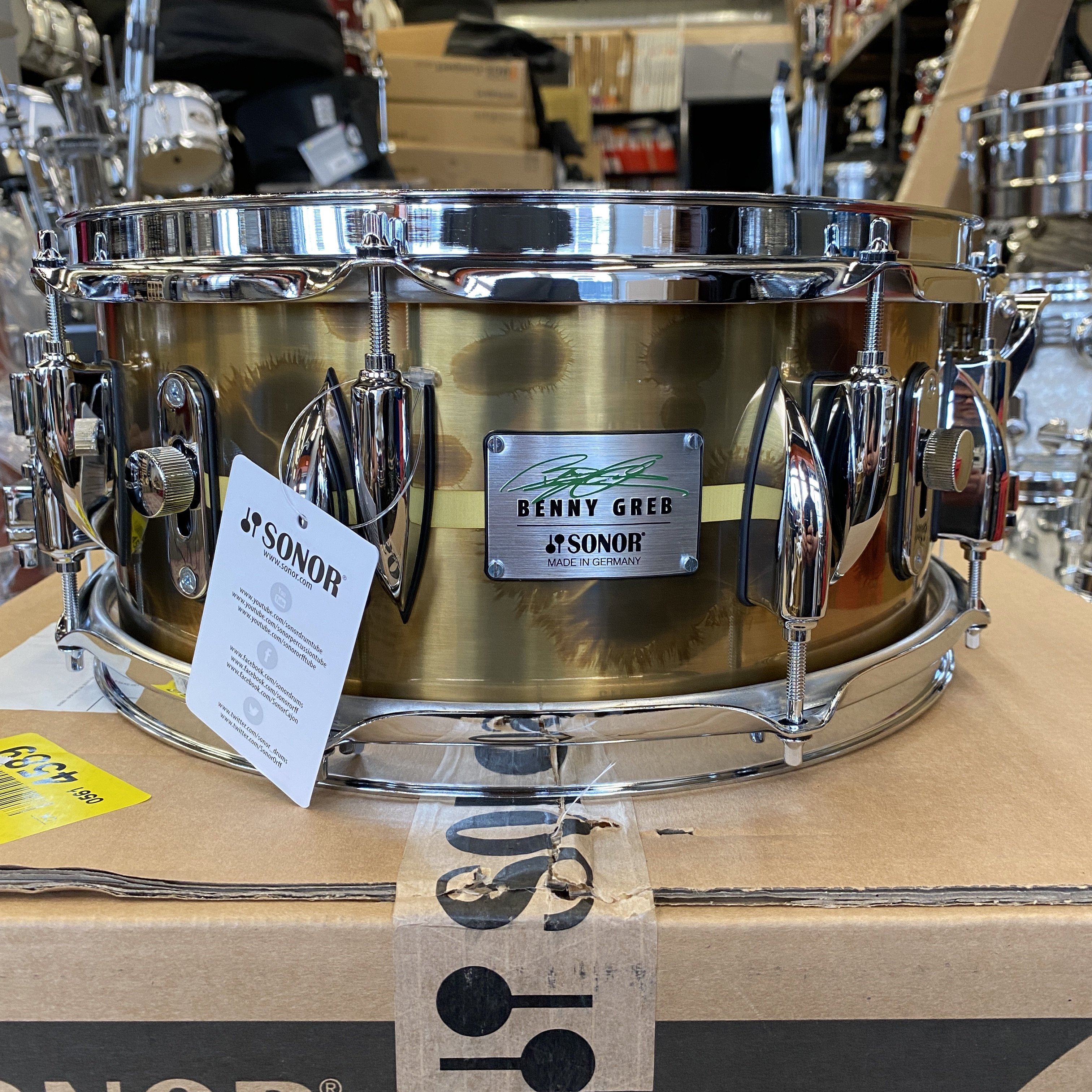 Sonor Benny Greb Snare Brass Snare Drum - NEW! drum kit Sonor