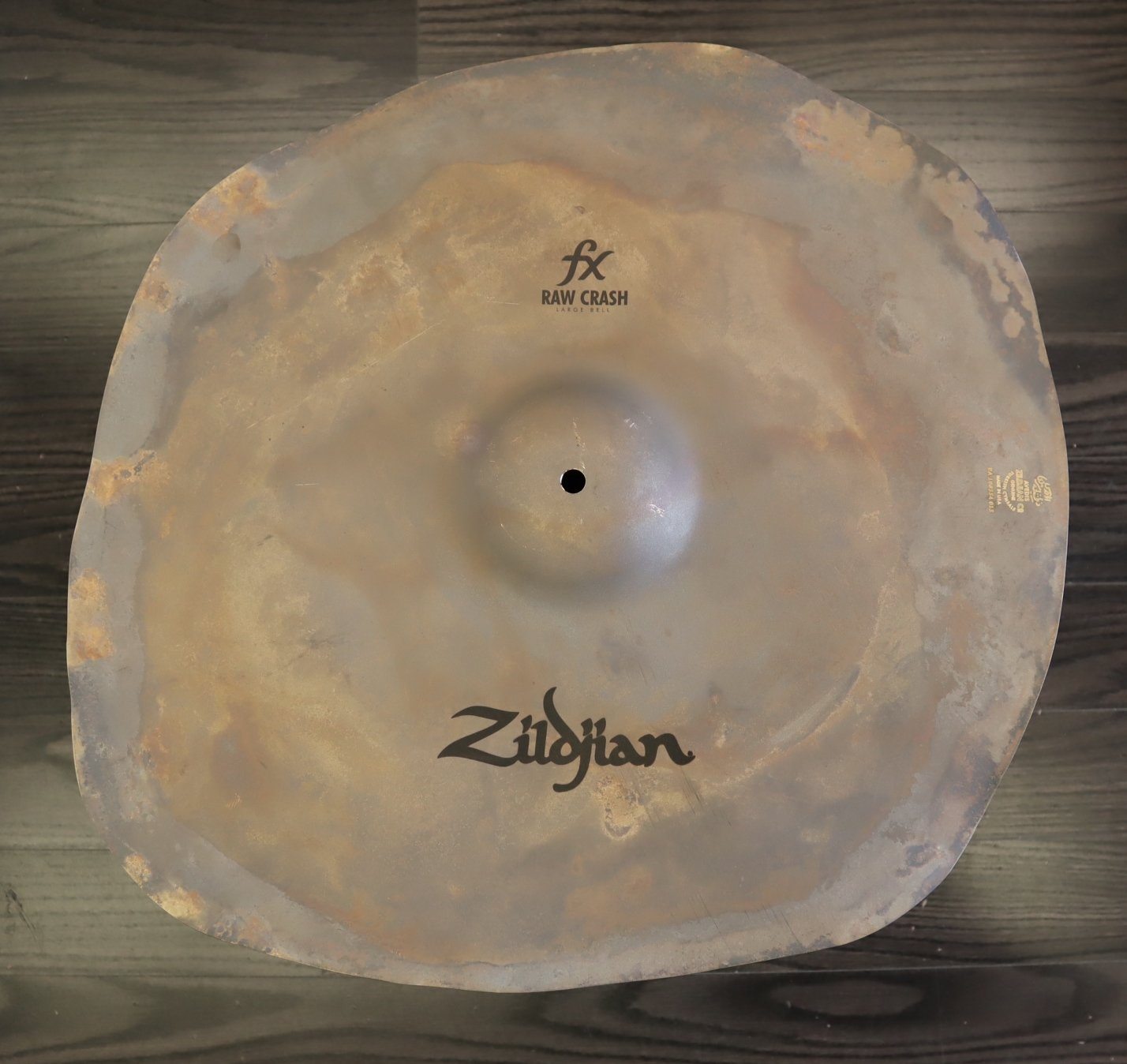 Zildjian FX Raw Crash, Large Bell (FXRCLG) drum kit Zildjian