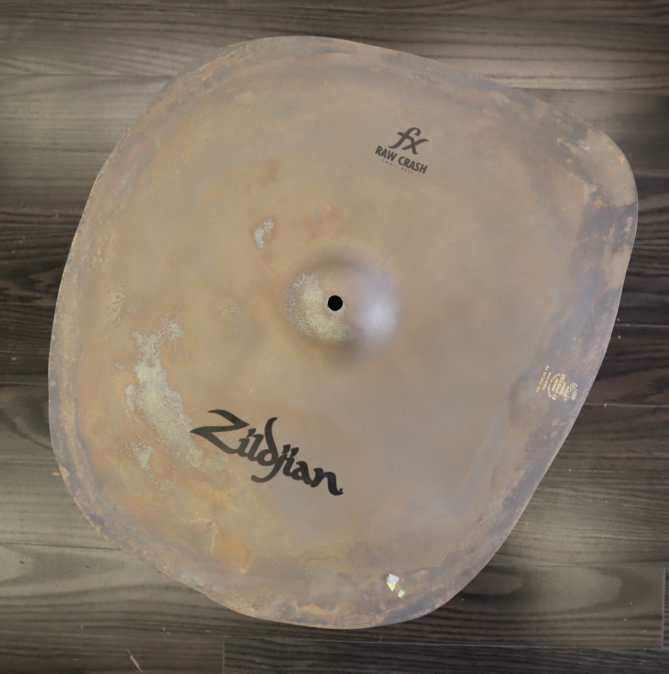 Zildjian FX Raw Crash, Small Bell (FXRCSM) drum kit Zildjian