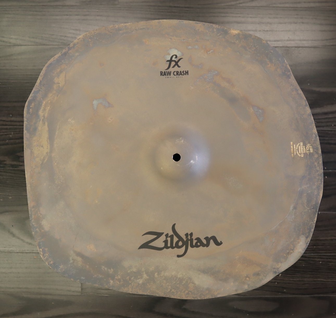 Zildjian FX Raw Crash, Small Bell (FXRCSM) drum kit Zildjian