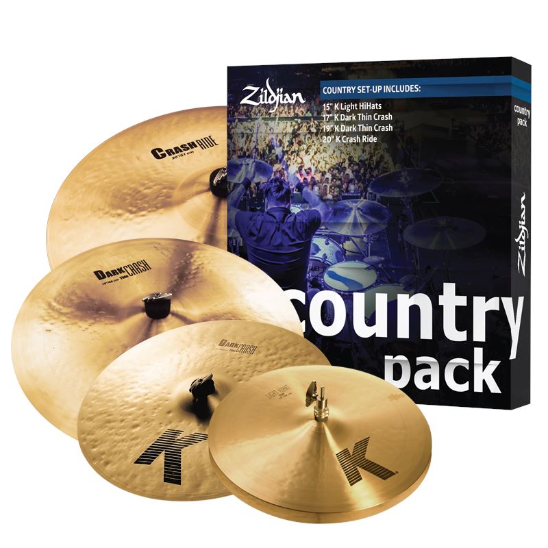 Zildjian K Country Cymbal Pack drum kit Zildjian