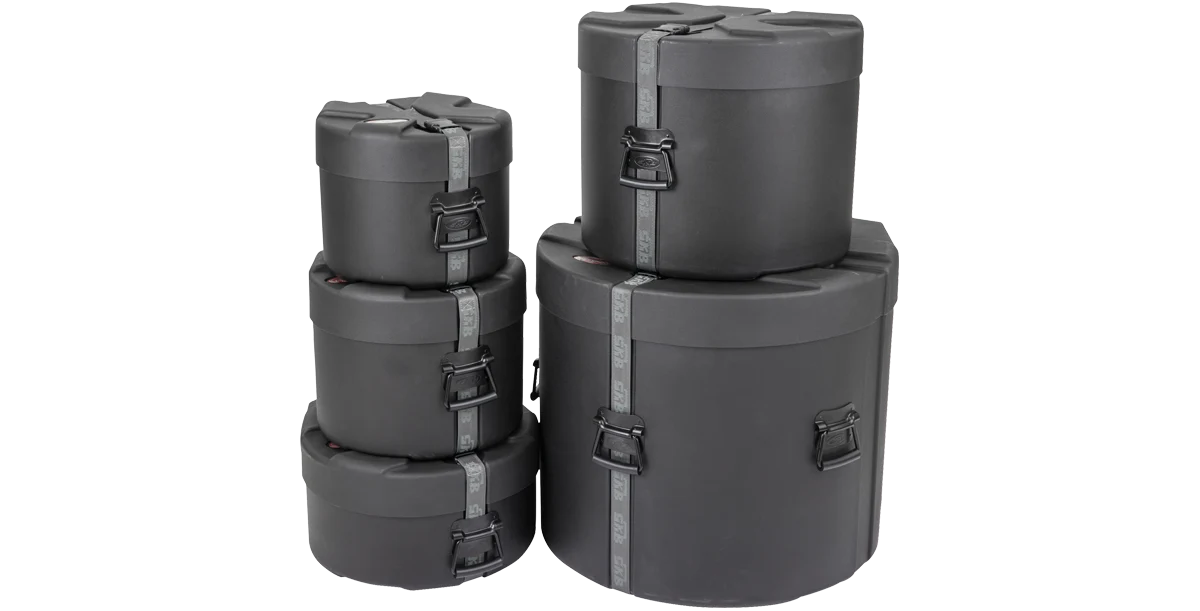 SKB Ultimate Drum Set Case Package 10/12/16/22/Snare (1SKB-UDP1)