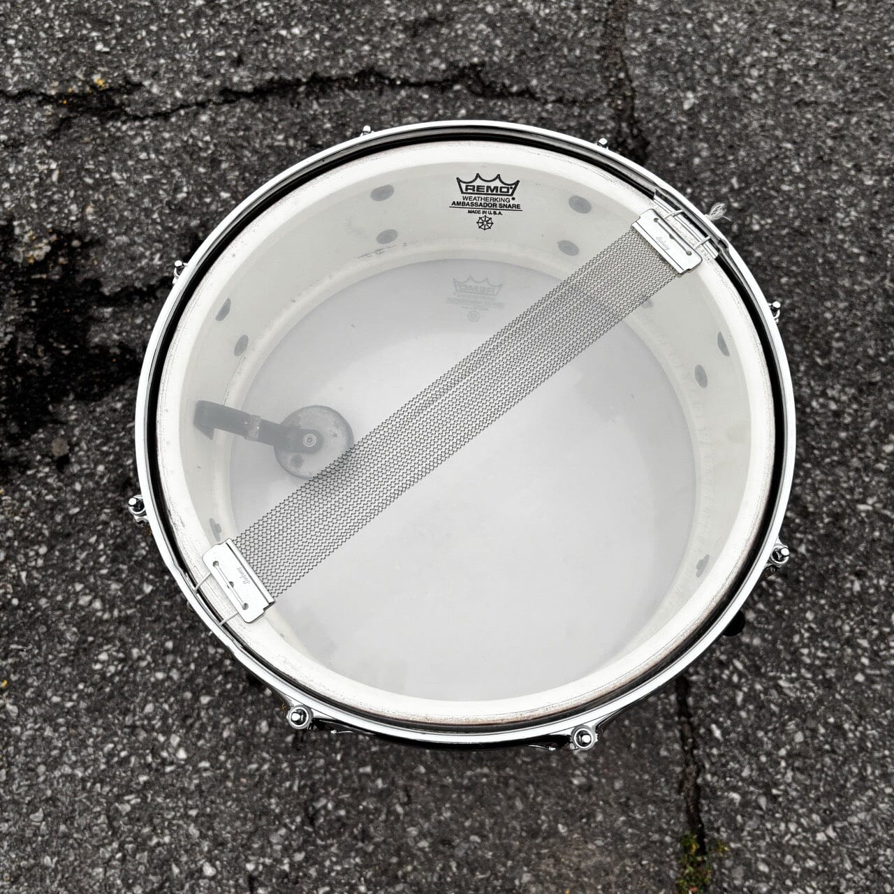 1962 Ludwig Jazz Festival 5.5x14" Snare Drum – Silver Sparkle USED SNARE DRUMS LUDWIG 