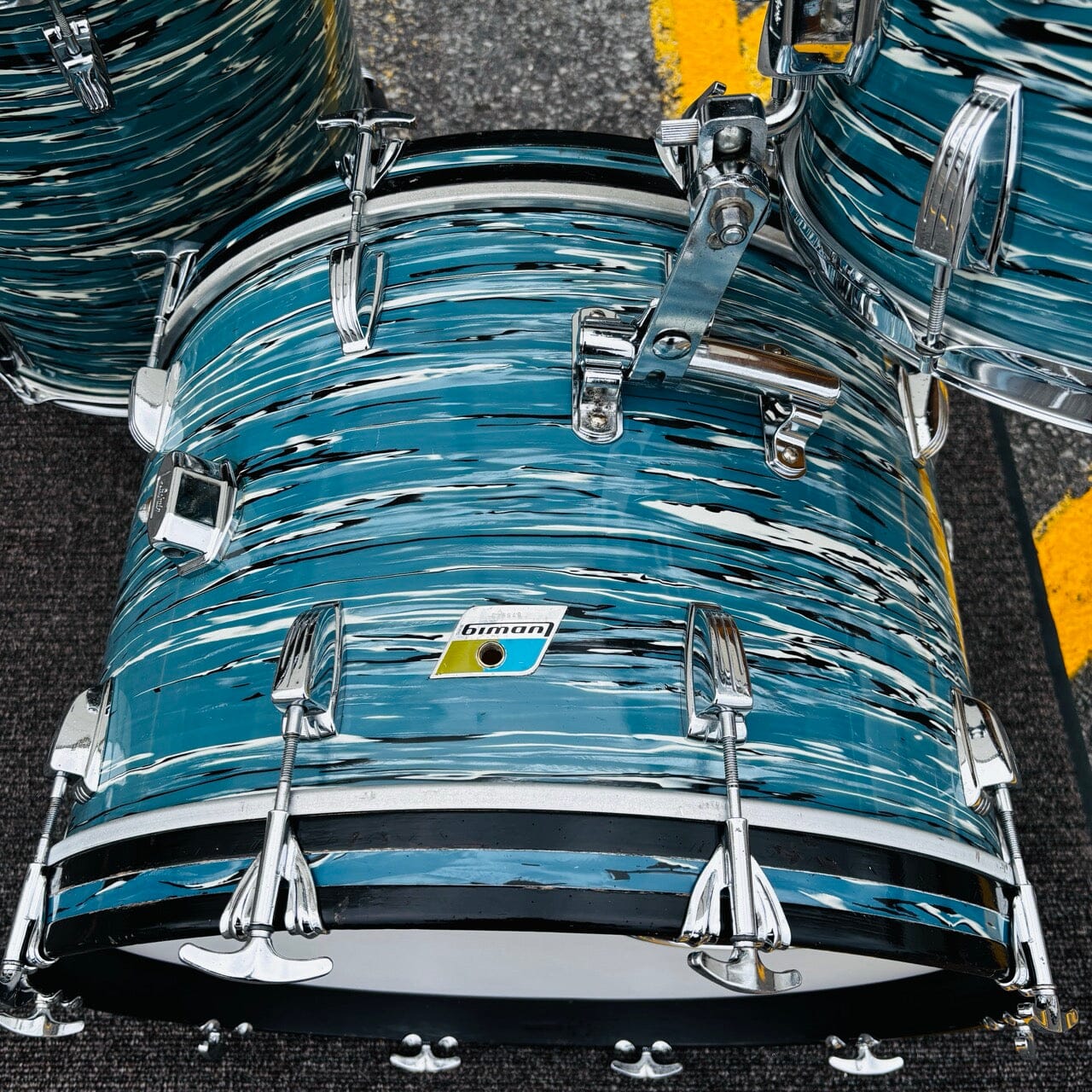 1971 Ludwig Super Classic 3-Piece Drum Set Oyster Blue Pearl CONSIGNMENT DRUM KIT LUDWIG 