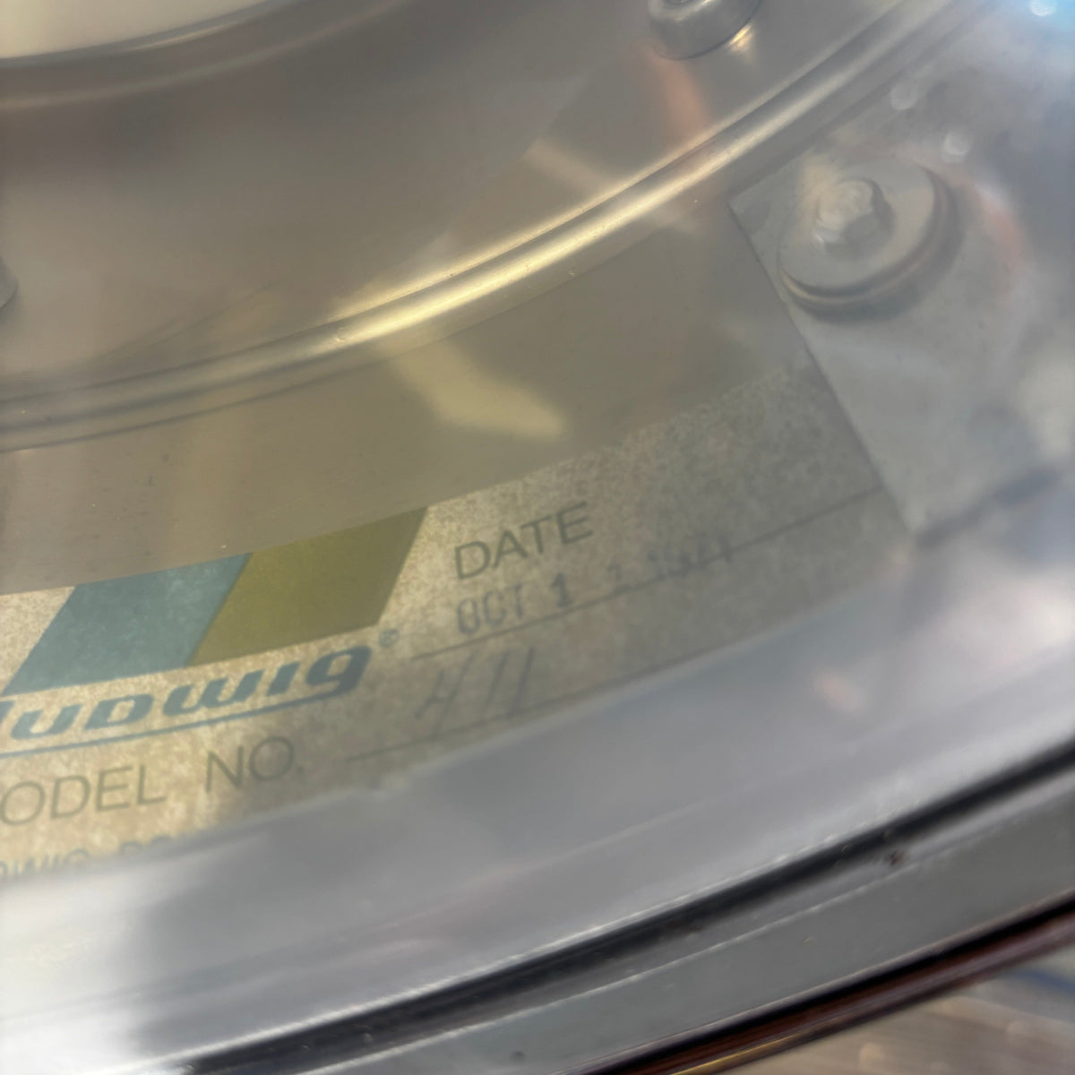 1971 Ludwig Super-Sensitive 6.5x14 Snare Drum – Chrome USED SNARE DRUMS LUDWIG 