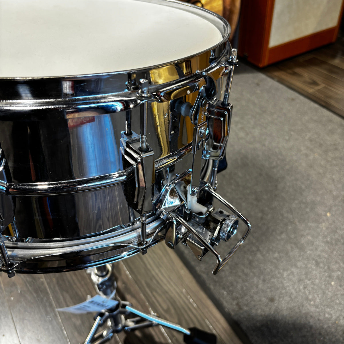 1971 Ludwig Super-Sensitive 6.5x14 Snare Drum – Chrome USED SNARE DRUMS LUDWIG 
