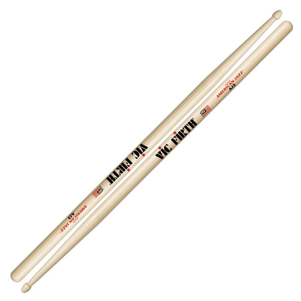 Vic Firth American Jazz AJ3 Drum Sticks (AJ3)