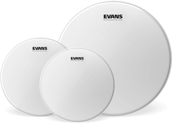 Evans UV2 Coated Standard Tom Pack 12", 13", 16" (ETP-UV2-S) NOS