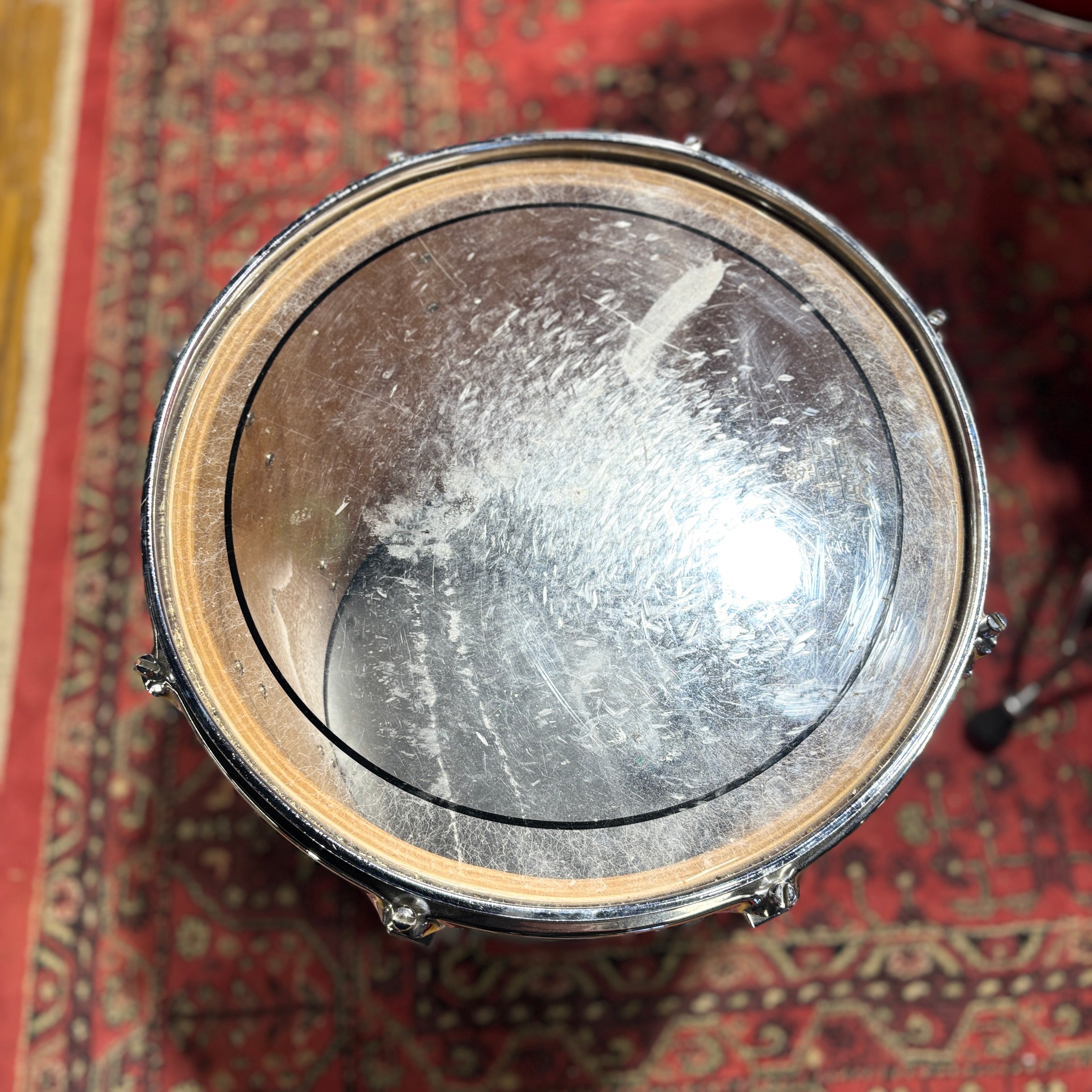 Sonor Phonic Plus 14x14 Tom Candy Apple Red  Made in Germany