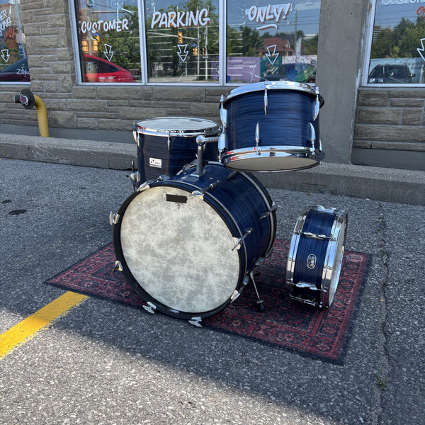 Vintage Sonor Teardrop Drum Set – Blue Marble Wrap