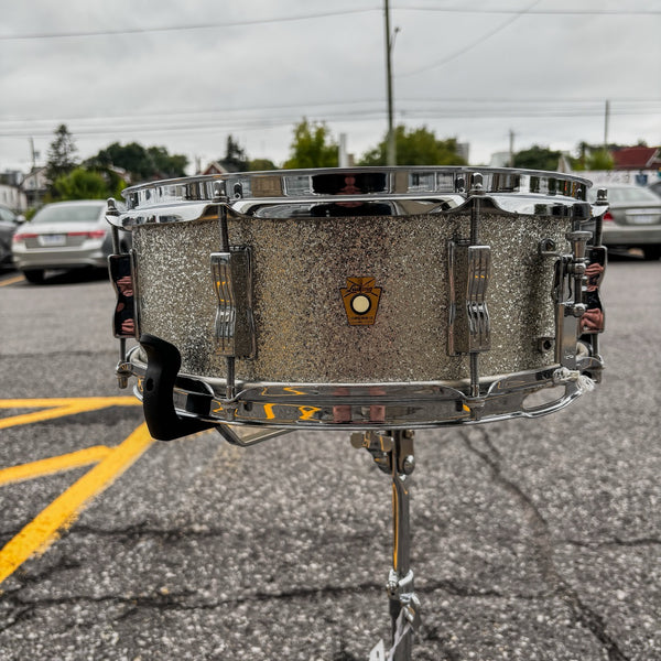 1962 Ludwig Jazz Festival 5.5x14" Snare Drum – Silver Sparkle