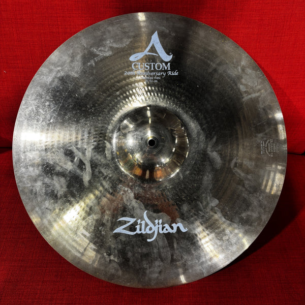 Used 2021 Zildjian 21" A Custom 20th Anniversary Ride Cymbal 2329gr