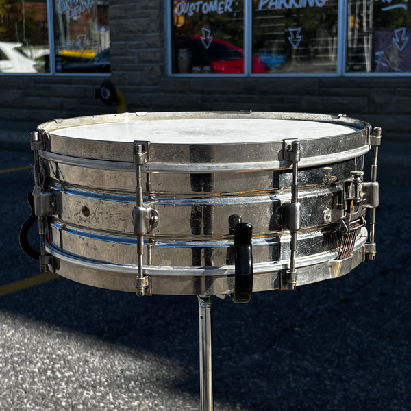 Leedy Multi-Model 5x14 Nickel Over Brass Snare Drum