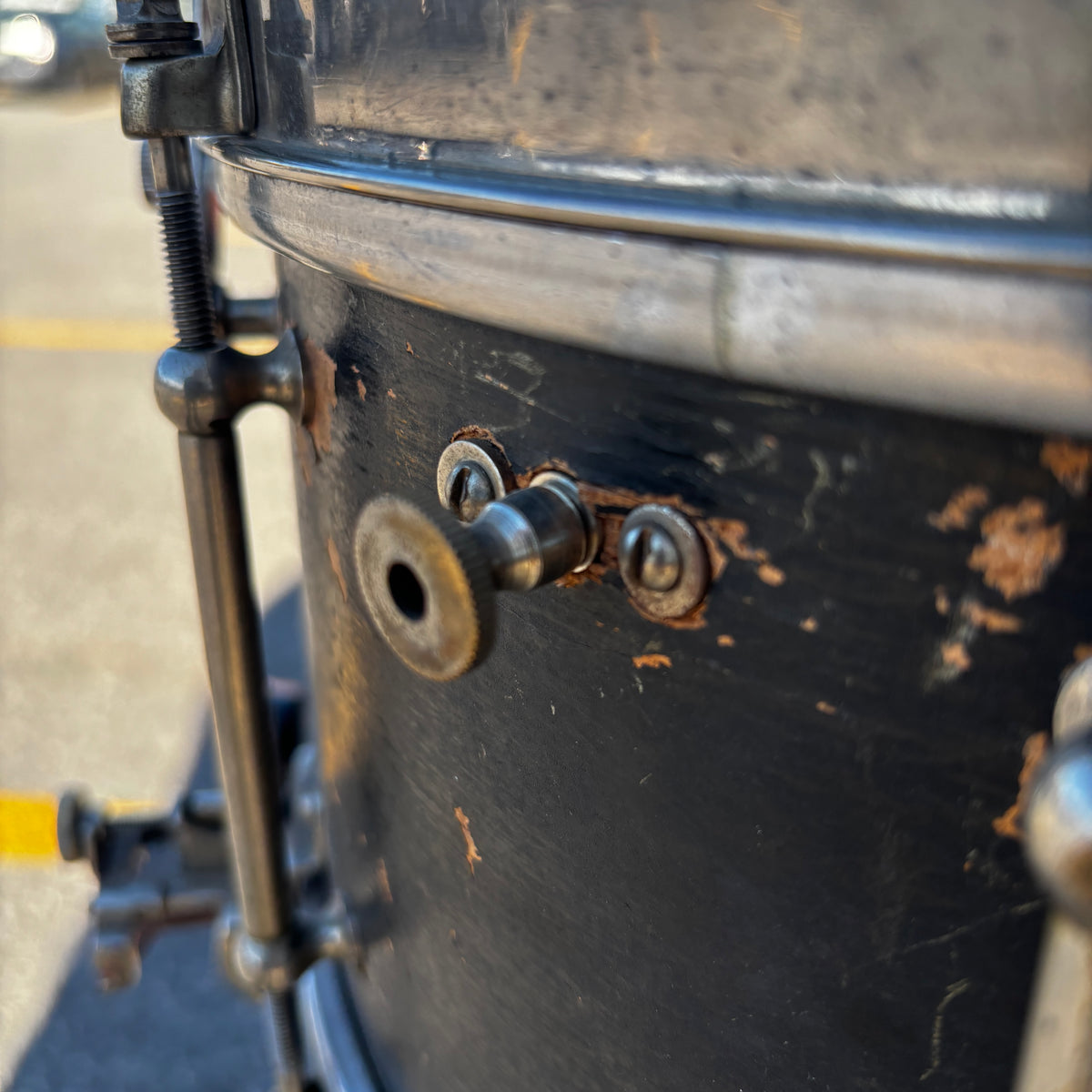 Ludwig & Ludwig Concert Theatre Model 6.5×14 Snare Drum Solid Mahogany Black Finish