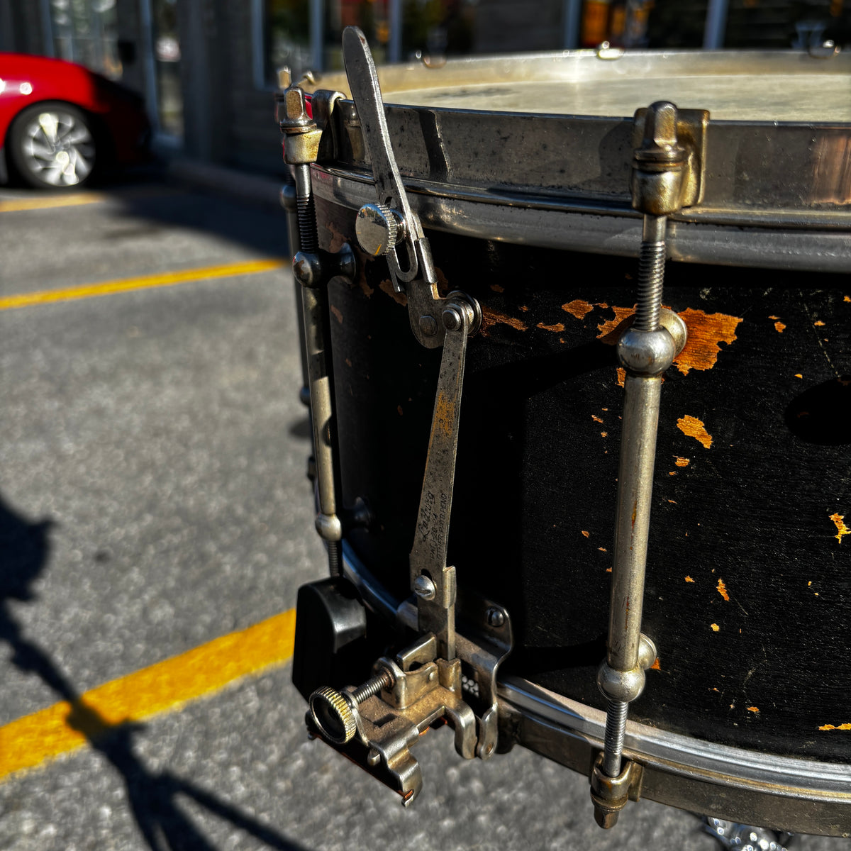 Ludwig & Ludwig Concert Theatre Model 6.5×14 Snare Drum Solid Mahogany Black Finish