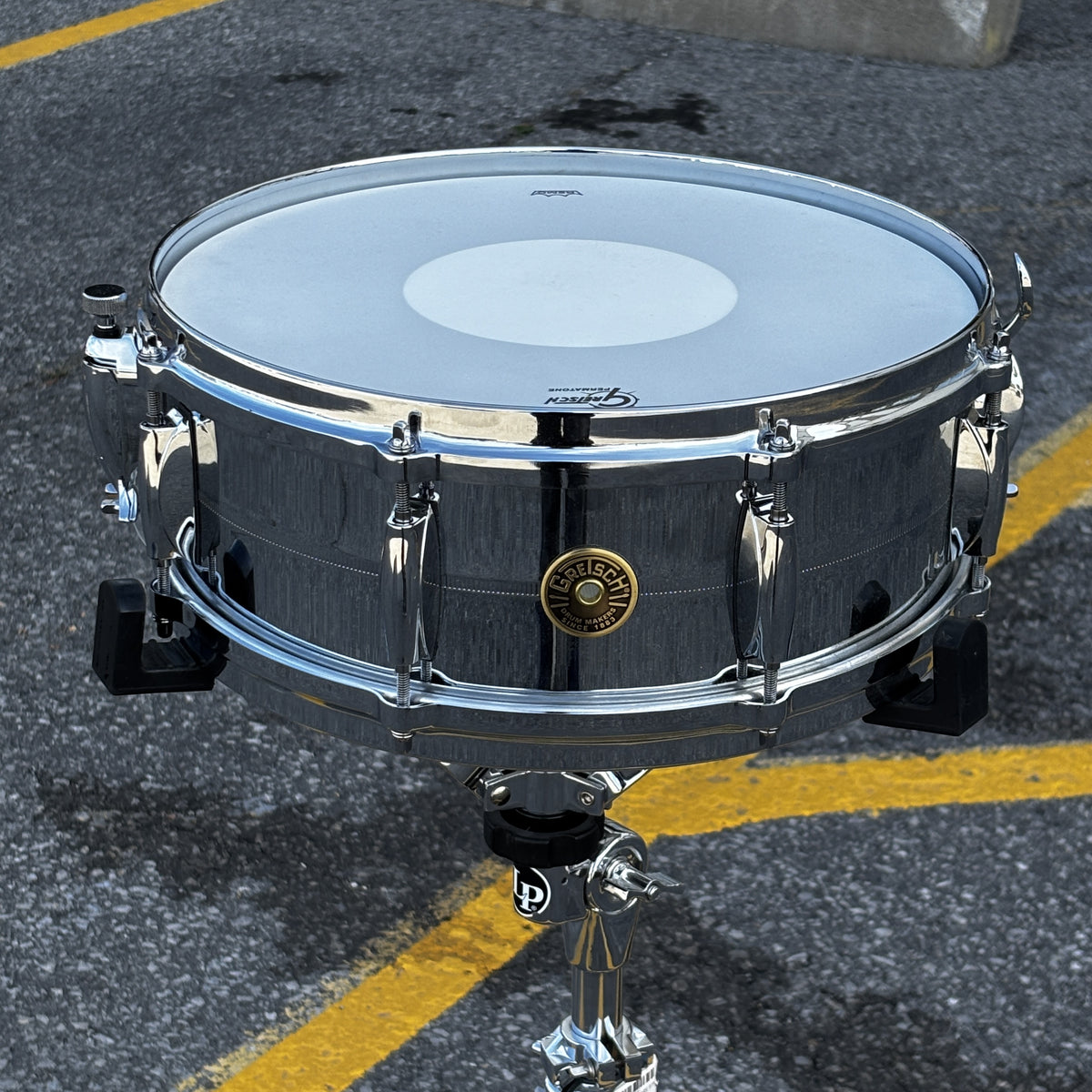 Gretsch USA Custom 4160 5 × 14" Chrome Over Brass Snare Drum – Used