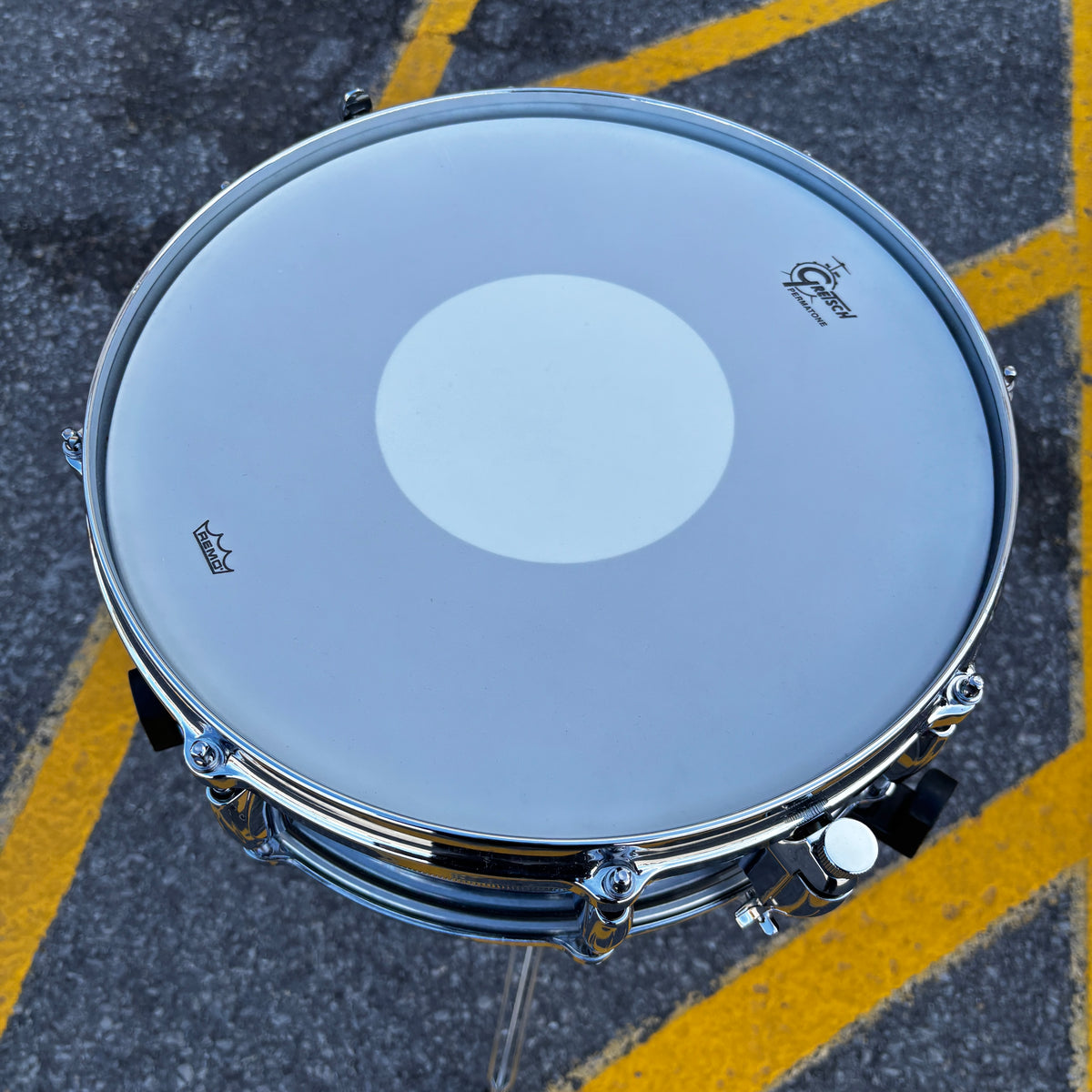 Gretsch USA Custom 4160 5 × 14" Chrome Over Brass Snare Drum – Used