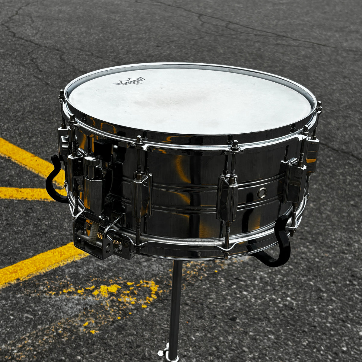 Pearl 14 × 6.5 Steel Snare Drum Late 1980s / Early 1990s