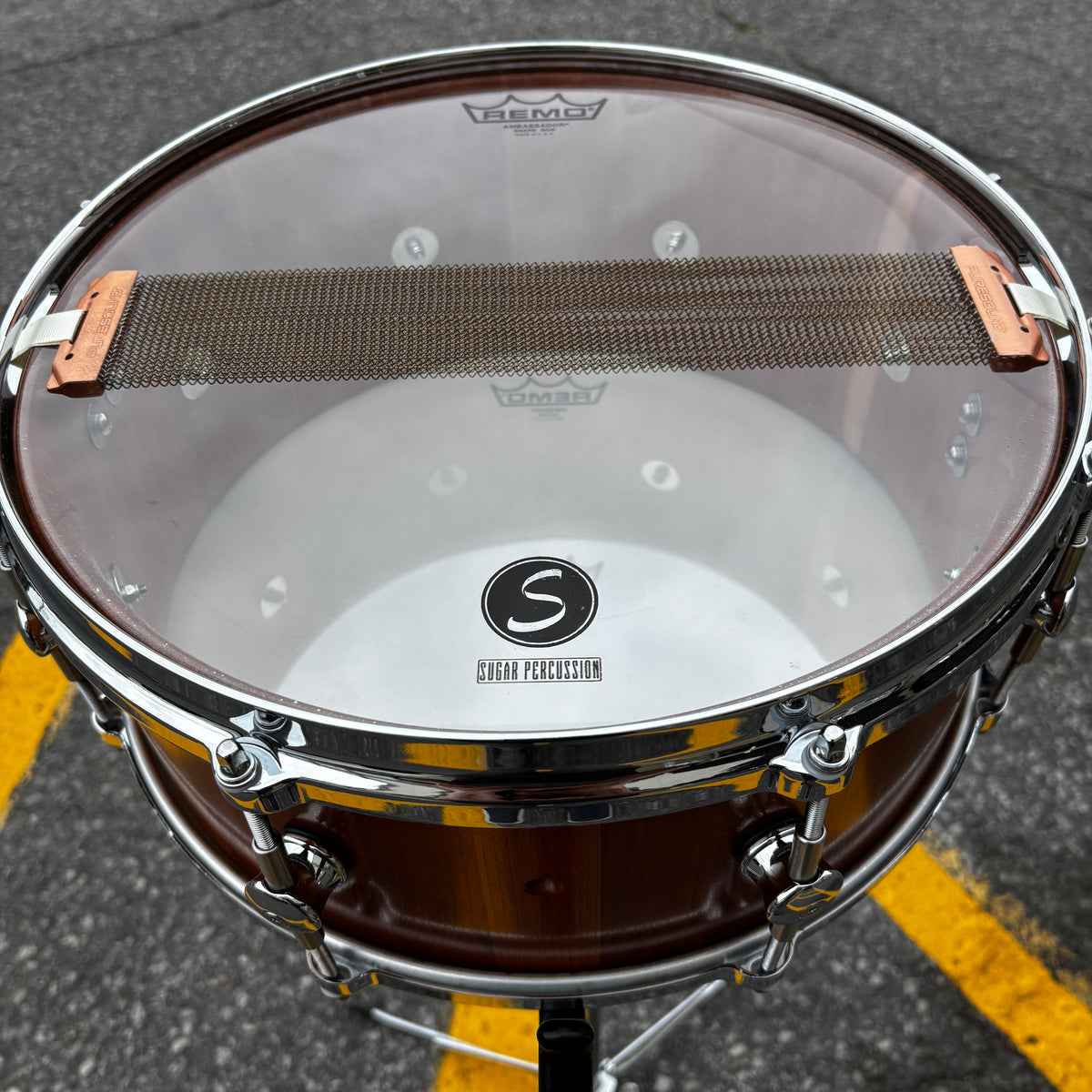 Sugar Percussion 14 × 6" Cherry Stave Snare Drum