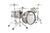 Ludwig 50th Anniversary Limited Stainless Steel 4-piece Shell Pack (L8264LXSSWC)