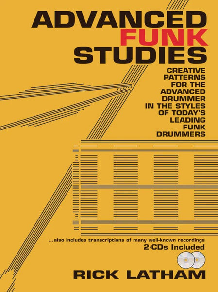 Advanced Funk Studies: Drumset Book & 2 CDs, by Rick Latham BOOKS VIDEOS DVD MAGAZINE Alfred 