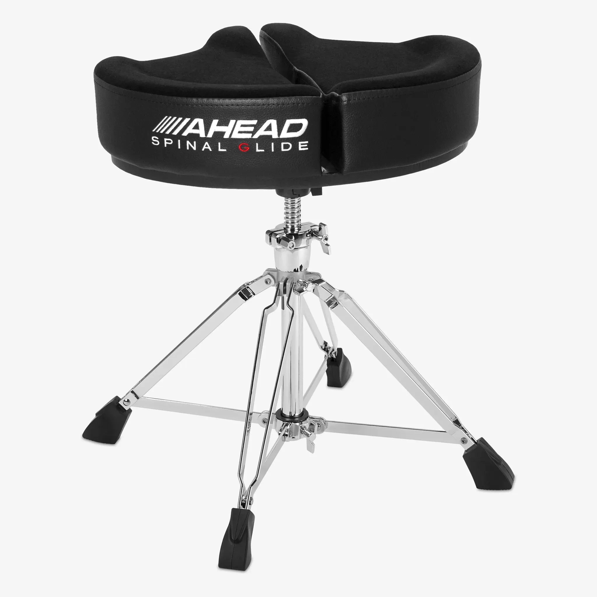 Ahead Spinal-G Saddle Drum Throne, Black, 4 legs (SPG-BL) NEW HARDWARE Ahead 
