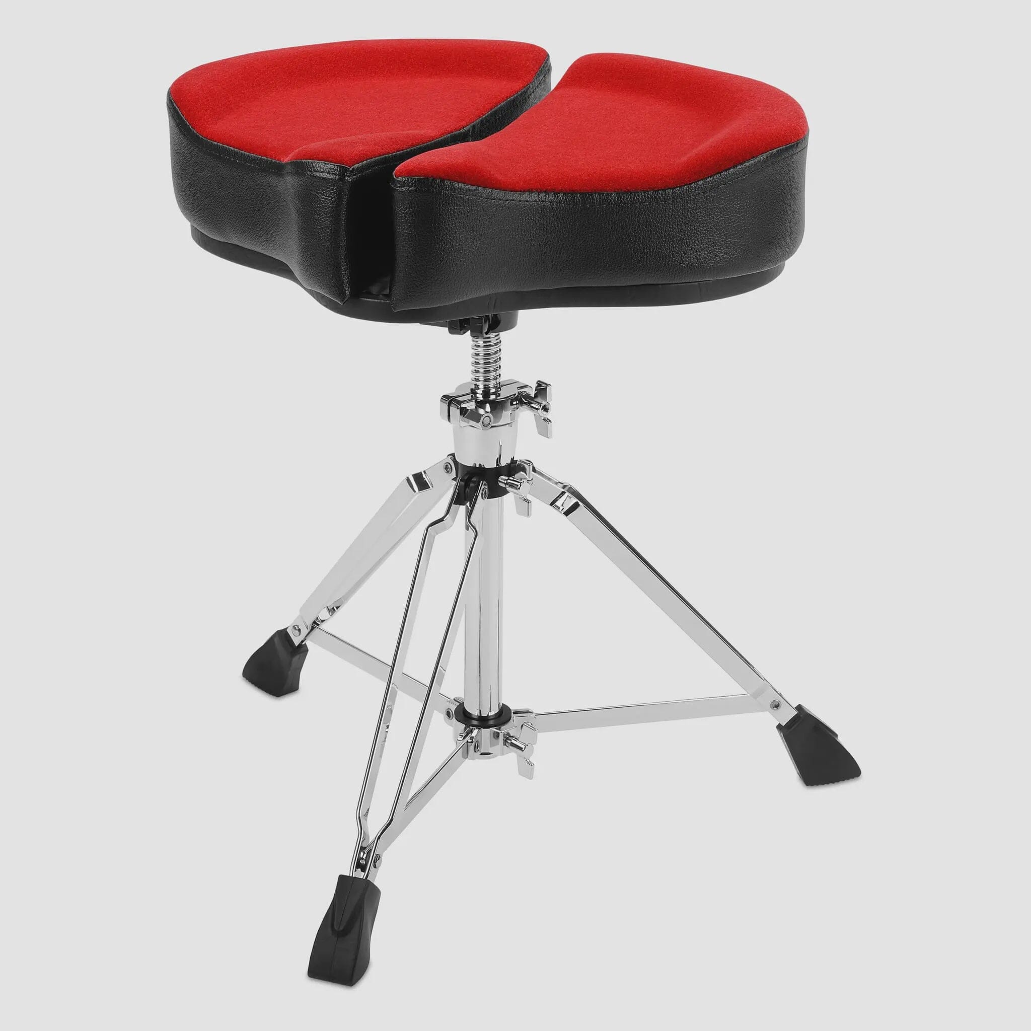 Ahead Spinal-G Saddle Drum Throne, Red, 4 legs (SPG-R) NEW HARDWARE Ahead 