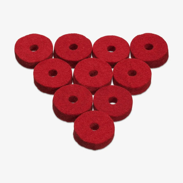 Ahead Wool Cymbal Felts, Mix of Black, Blue, Red (TOFM) NEW DRUM ACCESSORIES Ahead 