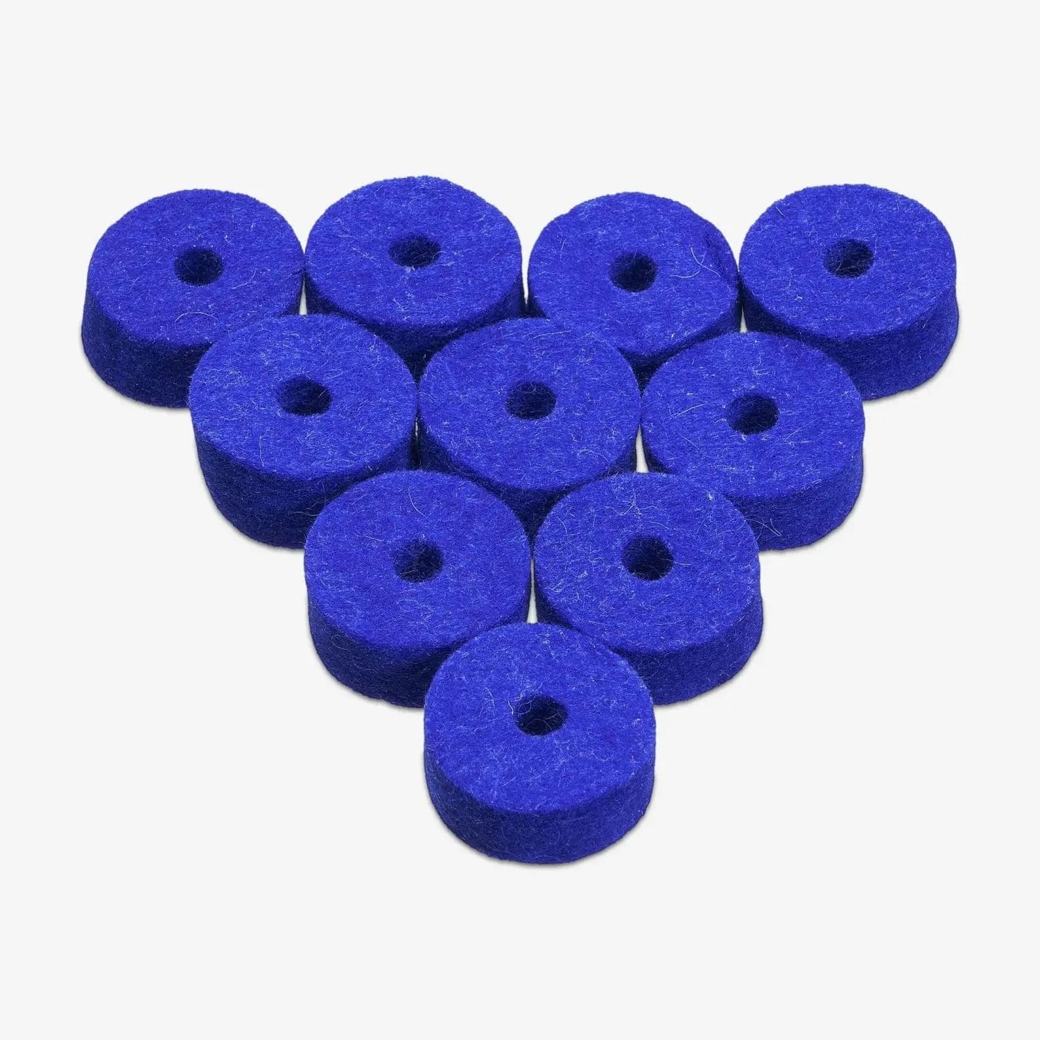Ahead Wool Cymbal Felts, Mix of Black, Blue, Red (TOFM) NEW DRUM ACCESSORIES Ahead 