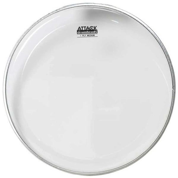 ATTACK 10" 1 Ply Medium Drum Head, Clear (DHA10) DRUM SKINS Attack 