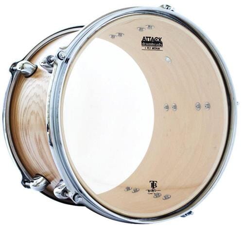 Attack 8" Bozzio 1-Ply Medium Clear Drum Head (TB8) DRUM SKINS Attack 