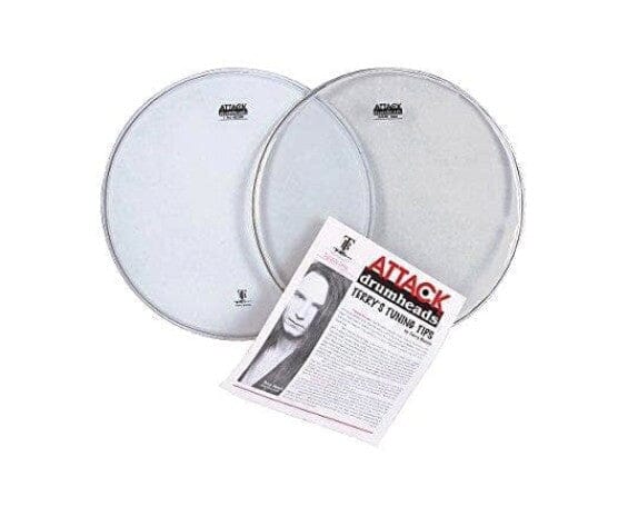 ATTACK drumheads Terry Bozzio 14" Snare Drum Head Pack (TBVP) DRUM SKINS Attack 