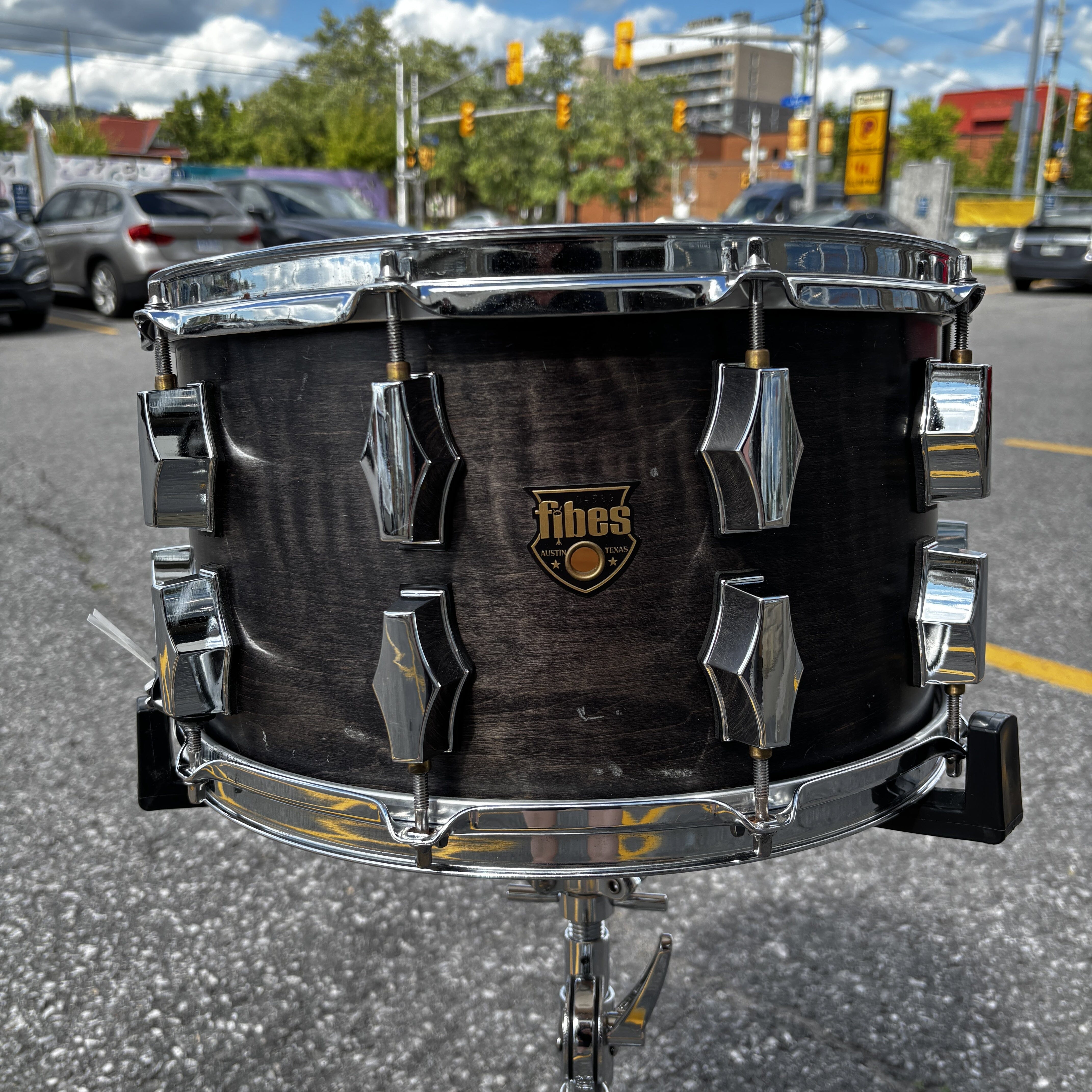 Austin-era Fibes 8×14" Maple Snare CONSIGNMENT DRUM KIT Fibes 
