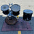 Ayotte Vancouver Era 4pc Drum Kit Black Gloss USED DRUM KIT Ayotte 