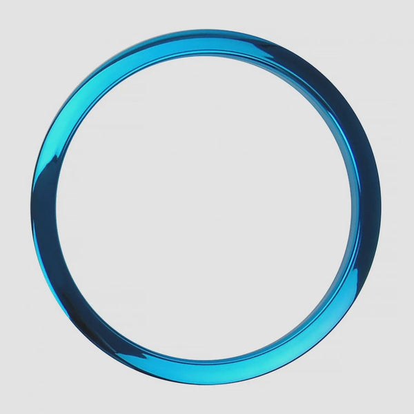 Bass Drum O's 6" Bass Drum Hole Port, Blue (HCB6) DRUM SKINS Bass Drum O's 