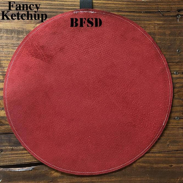 BFSD “The Millionaire" - 14" Suede Head, Fancy Ketchup NEW DRUM ACCESSORIES Big Fat Snare 