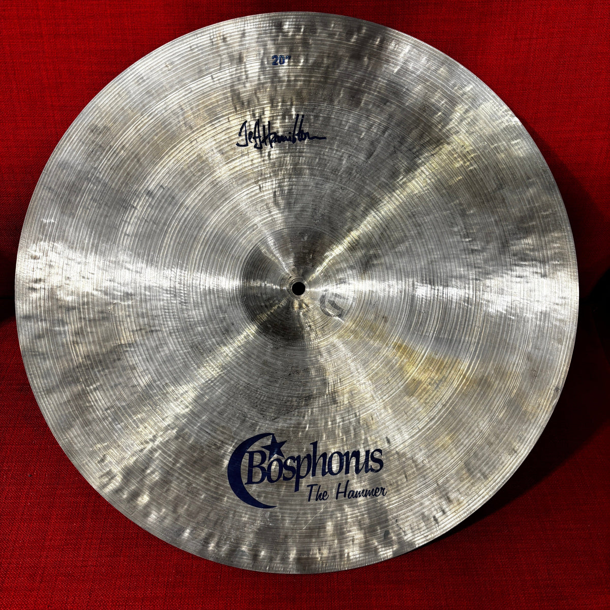 Bosphorus 20" The Hammer Cymbal – Jeff Hamilton Signature – Used CONSIGNMENT CYMBALS Bosphorus 