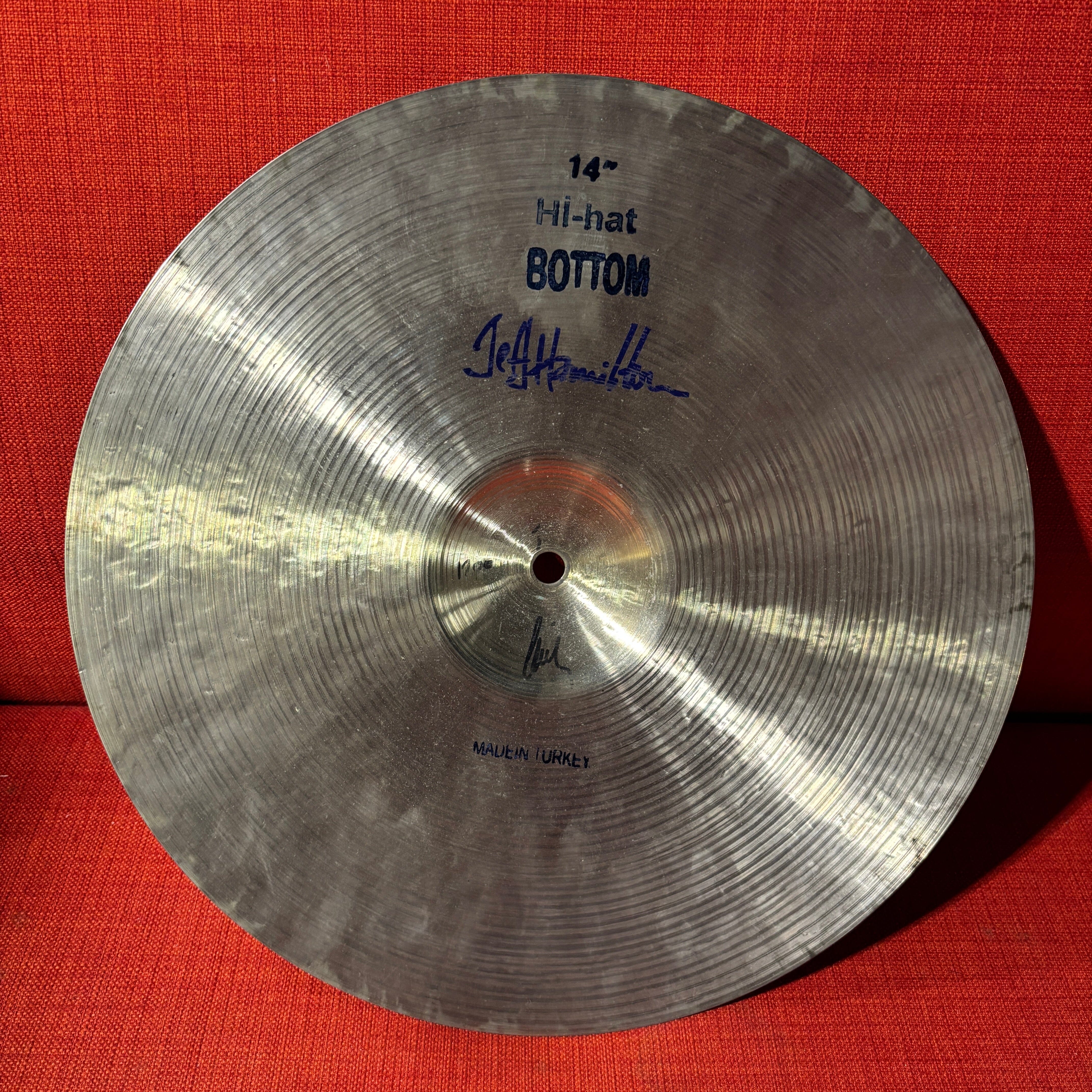 Bosphorus Hammer Series Jeff Hamilton Signature 14" hi-hats CONSIGNMENT CYMBALS Bosphorus 
