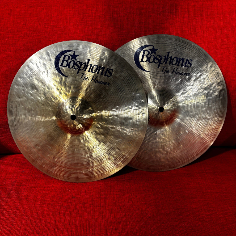 Bosphorus The Hammer 14" Hi-Hat Cymbals – Jeff Hamilton Signature – Used CONSIGNMENT CYMBALS Bosphorus 