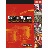 Brazilian Rhythms for Drum Set and Percussion (2003) BOOKS VIDEOS DVD MAGAZINE berklee press 