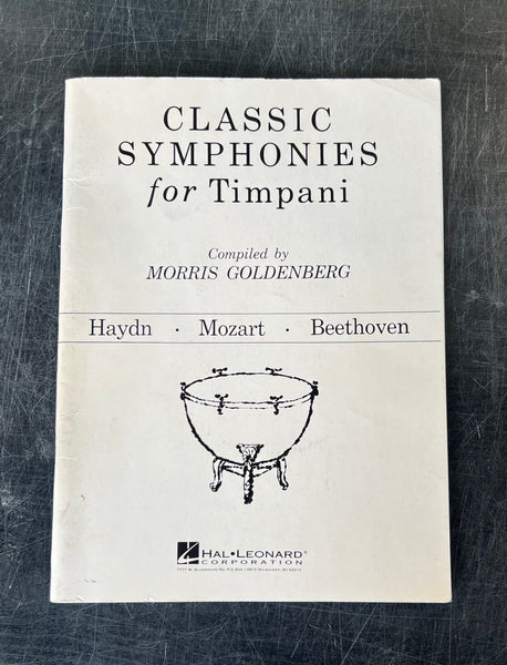 Classic Symphonies For Timpani, compiled by Morris Goldenberg BOOKS VIDEOS DVD MAGAZINE Hal Leonard 