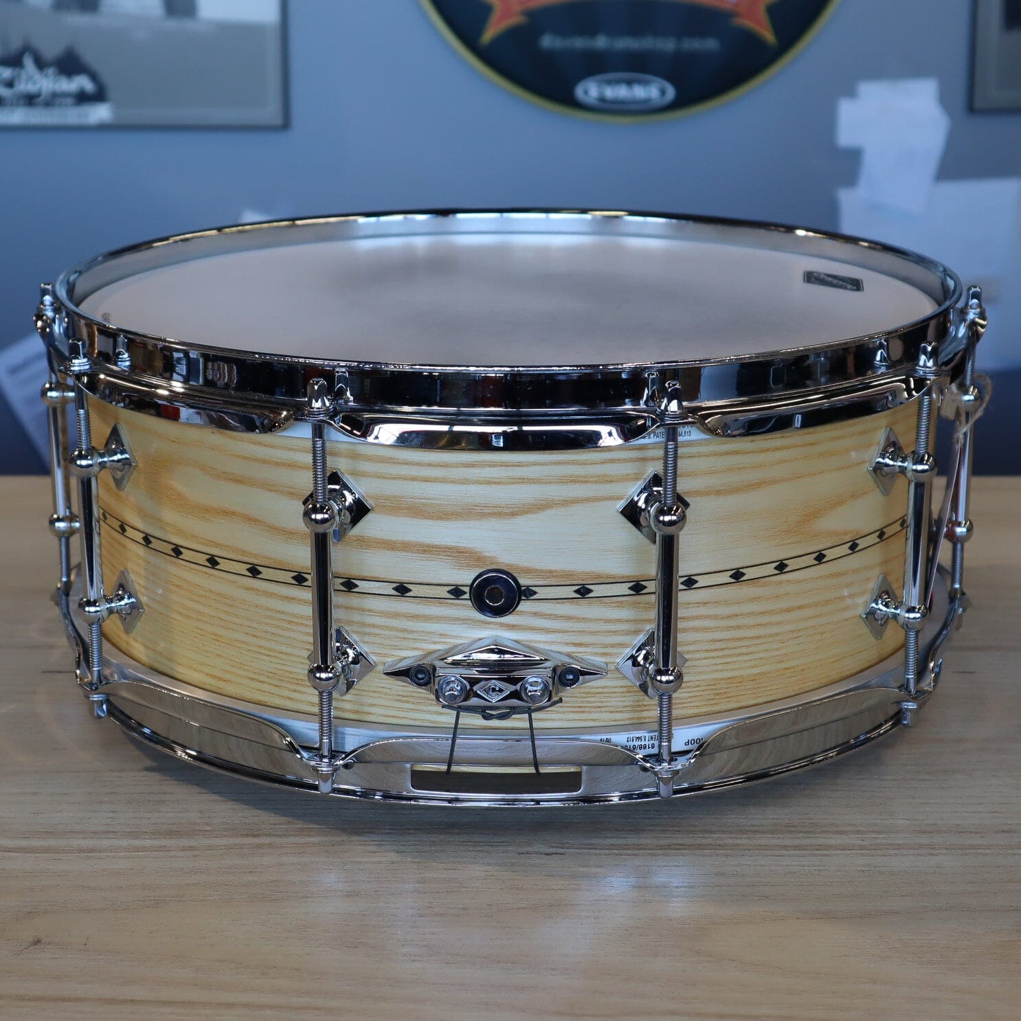 Craviotto ASH 14 x 5 w/inlay USED SNARE DRUMS Craviotto 