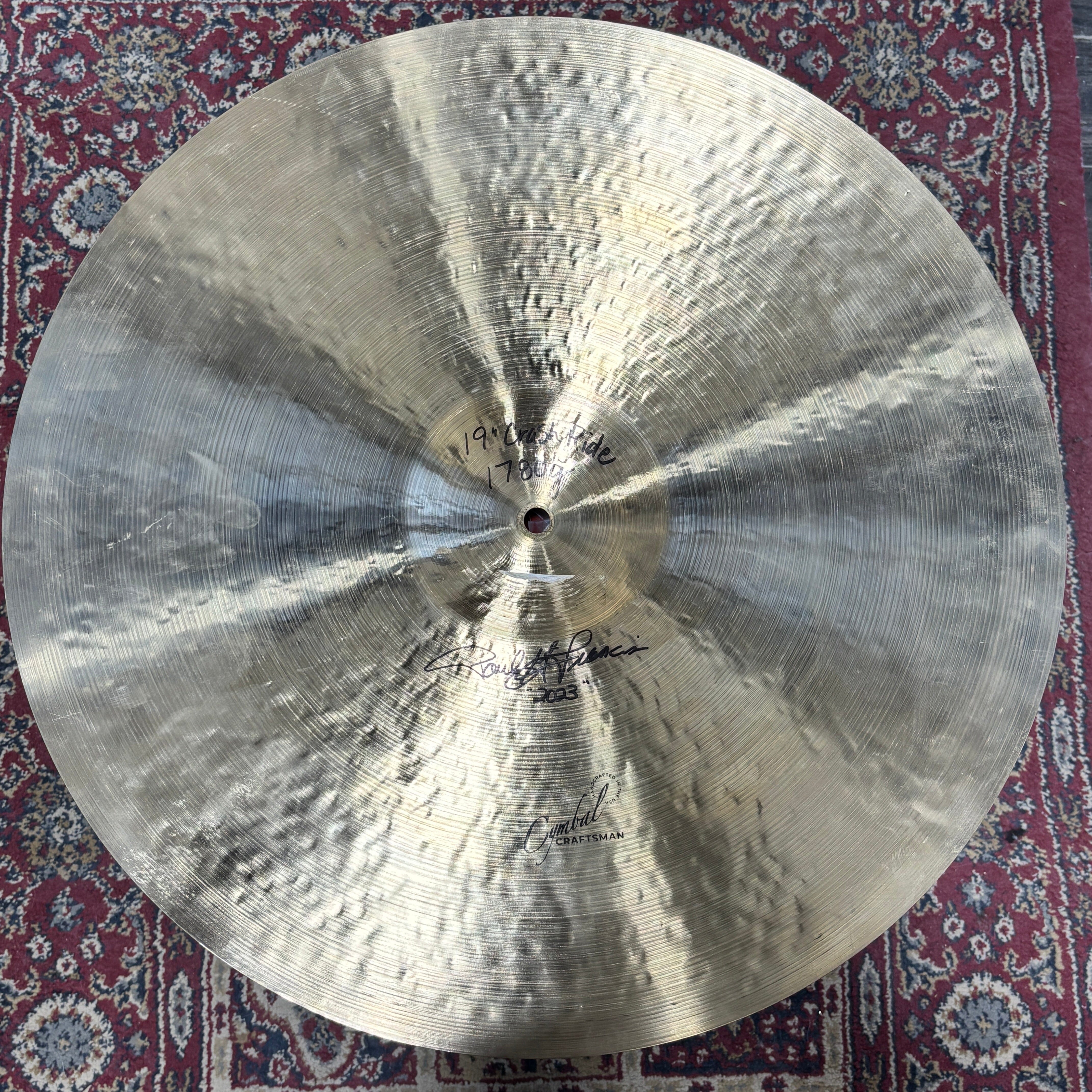 Cymbal Craftsman 19" Crash Ride (Used) USED CYMBALS OTHER Cymbal Craftsman 