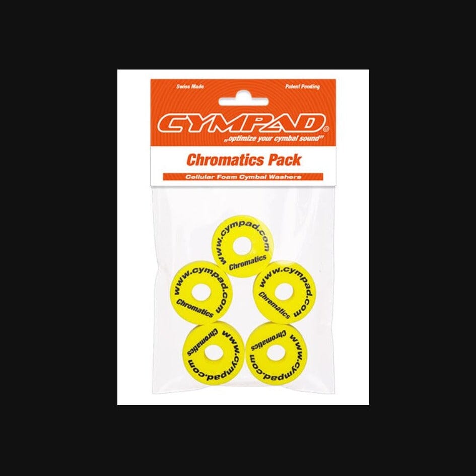 CYMPAD Chromatics Set 40/15mm, Yellow, 5 pack (CS15/5Y) NEW DRUM ACCESSORIES Cympad 