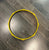 Drum Hoop 16" 8 Hole 2.3mm Steel Drum Hoop, Yellow Powder Coated, Triple Flanged CUSTOM DRUM PARTS Not specified 