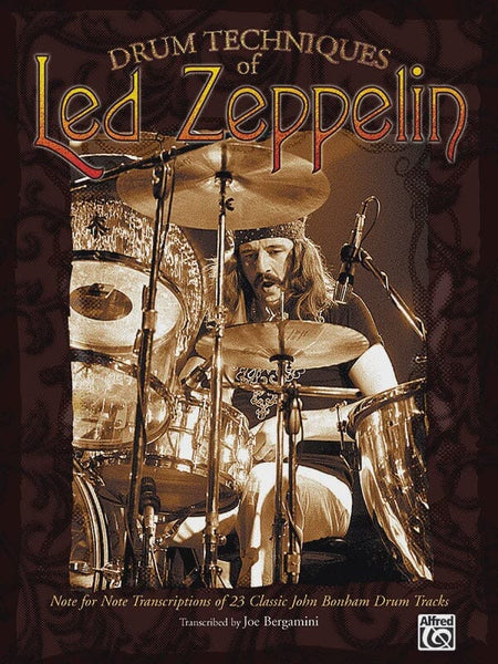 Drum Techniques of Led Zeppelin: Note for Note Transcriptions of 23 Classic John Bonham Drum Tracks (2005) BOOKS VIDEOS DVD MAGAZINE Alfred 