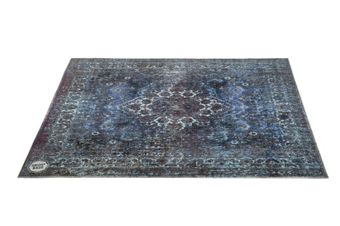 DRUMnBASE Vintage Persian Style Drum Rug 5.34'x4.65, Blue (VPCLB-BLU) NEW DRUM ACCESSORIES DRUMnBASE 